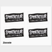 Sticker Rectangulaire Halloween Spooktaculaire (Feuille)