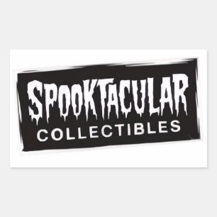 Sticker Rectangulaire Halloween Spooktaculaire
