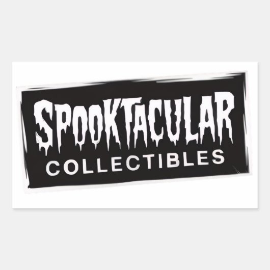 Sticker Rectangulaire Halloween Spooktaculaire (Devant)