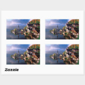 Sticker Rectangulaire Hallstatt (Feuille)