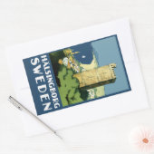 Sticker Rectangulaire Halsingborg ~ Suède (Enveloppe)