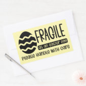 Sticker Rectangulaire Handicap Avec Soin Thème Pâques Petite entreprise (Enveloppe)