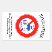 Sticker Rectangulaire HandleKeeper 1 (Devant)