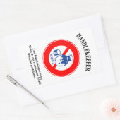 Sticker Rectangulaire HandleKeeper 1 (Enveloppe)