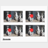 Sticker Rectangulaire Happy Birthday (Feuille)