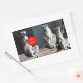 Sticker Rectangulaire Happy Birthday (Enveloppe)