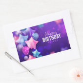 Sticker Rectangulaire Happy Birthday to You (Enveloppe)