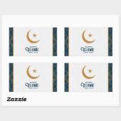 Sticker Rectangulaire Happy Islamic New Year (Feuille)