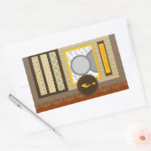 Sticker Rectangulaire happy kwanzaa (scrapbook) (Enveloppe)