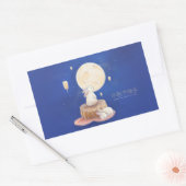 Sticker Rectangulaire Happy Mid Autumn Festival (Enveloppe)