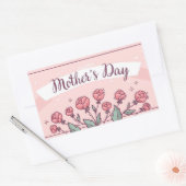 Sticker Rectangulaire Happy Mother's Day (Enveloppe)