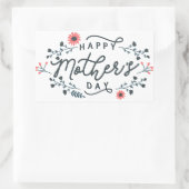 Sticker Rectangulaire happy mothers day lettering (Sac)