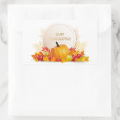 Sticker Rectangulaire Happy Thanksgiving (Sac)