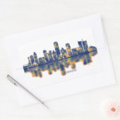 Sticker Rectangulaire Harare Skyline (Enveloppe)