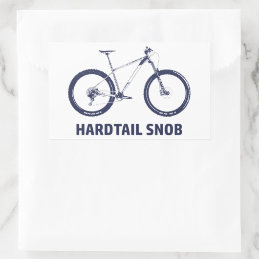 Sticker Rectangulaire Hardtail Snob (Sac)