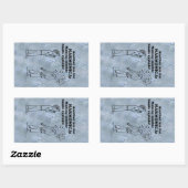 Sticker rectangulaire Harmonica Zombie Explosé (Feuille)
