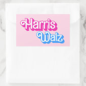 Sticker Rectangulaire Harris Walz (Sac)