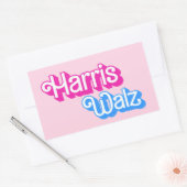 Sticker Rectangulaire Harris Walz (Enveloppe)