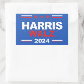 Sticker Rectangulaire Harris Walz 2024 (Sac)