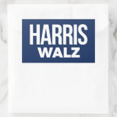Sticker Rectangulaire Harris Walz 2024 (Sac)