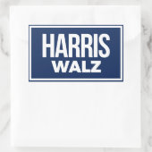 Sticker Rectangulaire Harris Walz 2024 (Sac)
