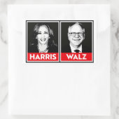 Sticker Rectangulaire Harris Walz 2024 (Sac)