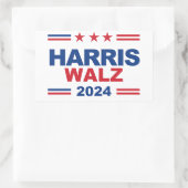 Sticker Rectangulaire Harris Walz 2024 (Sac)