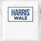 STICKER RECTANGULAIRE HARRIS WALZ 2024 (Sac)