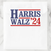 Sticker Rectangulaire Harris Walz 24 (Sac)
