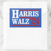 Sticker Rectangulaire Harris Walz 24 (Sac)