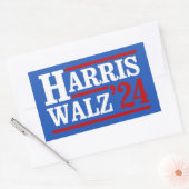 Sticker Rectangulaire Harris Walz 24 (Enveloppe)