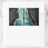 Sticker Rectangulaire Harry Potter 7 Partie 2 - Harry vs Voldemort (Sac)