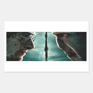 Sticker Rectangulaire Harry Potter 7 Partie 2 - Harry vs Voldemort