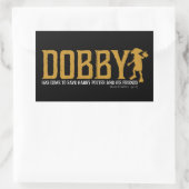 Sticker Rectangulaire Harry Potter| Dobby Enregistrer Harry Potter (Sac)