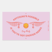 Sticker Rectangulaire HARRY POTTER™ | Tout est possible (Devant)