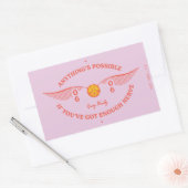 Sticker Rectangulaire HARRY POTTER™ | Tout est possible (Enveloppe)