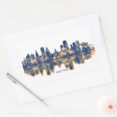 Sticker Rectangulaire Hartford Skyline (Enveloppe)