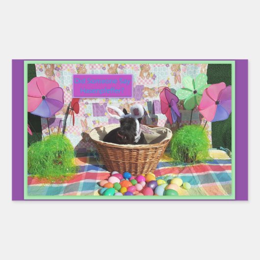 Sticker Rectangulaire Hasenpfeffer ? (Devant)