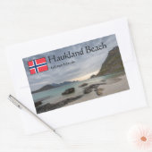 Sticker Rectangulaire Haukland Beach (Enveloppe)