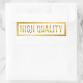 Sticker Rectangulaire Haute qualité (Sac)