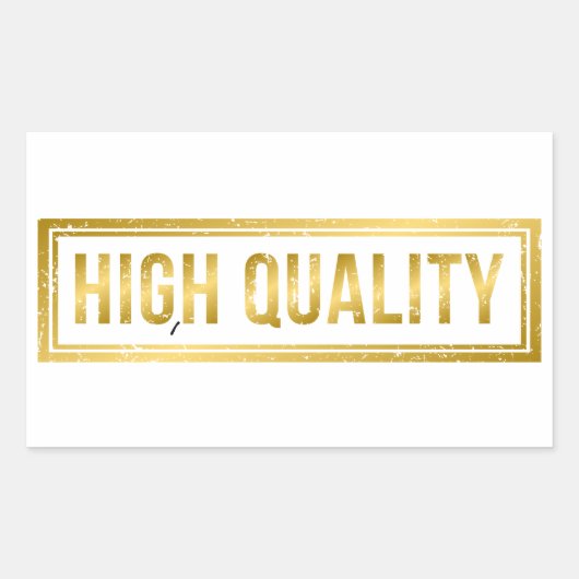Sticker Rectangulaire Haute qualité (Devant)