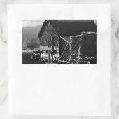 Sticker Rectangulaire Hay Barn (Sac)