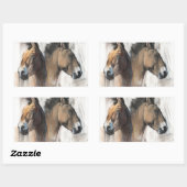 Sticker Rectangulaire Head study (Feuille)