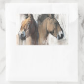 Sticker Rectangulaire Head study (Sac)