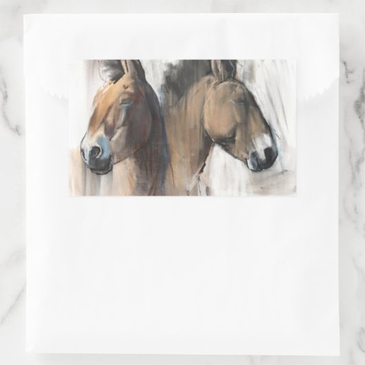 Sticker Rectangulaire Head study (Sac)