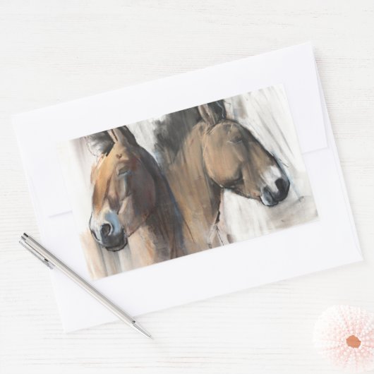 Sticker Rectangulaire Head study (Enveloppe)