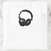 Sticker Rectangulaire Headphone (Sac)