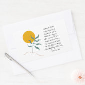 Sticker Rectangulaire Hébreux 11:6 Sans FOI impossible s'il vous plaît D (Enveloppe)