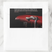 Sticker Rectangulaire Hébreux 4:12 (Sac)