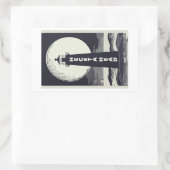 Sticker Rectangulaire Heceta Head Phare Oregon Moon (Sac)